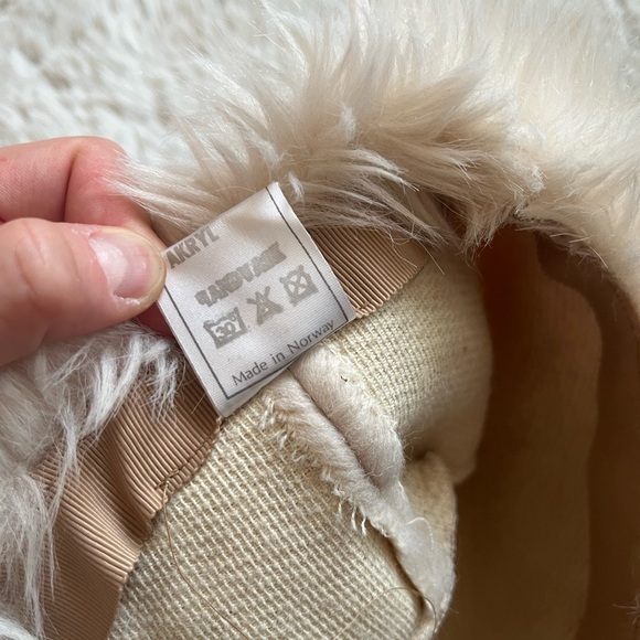 Vintage Rosenvinge Oslon Norway faux shearling hat - Picture 5 of 5
